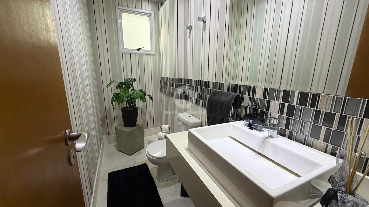 Apartamento 3 Dormitórios, Suíte, Varanda Vista Mar e Lazer Completo a 1 Quadra da Praia – Santos/SP em Embaré, Santos — foto 17