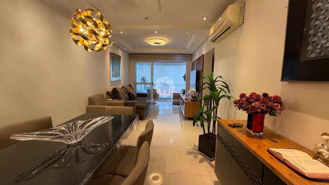 Apartamento 3 Dormitórios, Suíte, Varanda Vista Mar e Lazer Completo a 1 Quadra da Praia – Santos/SP em Embaré, Santos — foto 7