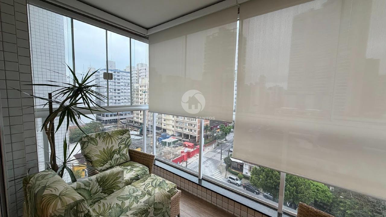Apartamento 3 Dormitórios, Suíte, Varanda Vista Mar e Lazer Completo a 1 Quadra da Praia – Santos/SP em Embaré, Santos — foto 8