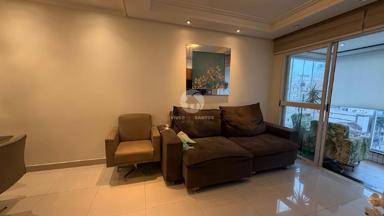 Apartamento 3 Dormitórios, Suíte, Varanda Vista Mar e Lazer Completo a 1 Quadra da Praia – Santos/SP em Embaré, Santos — foto 5