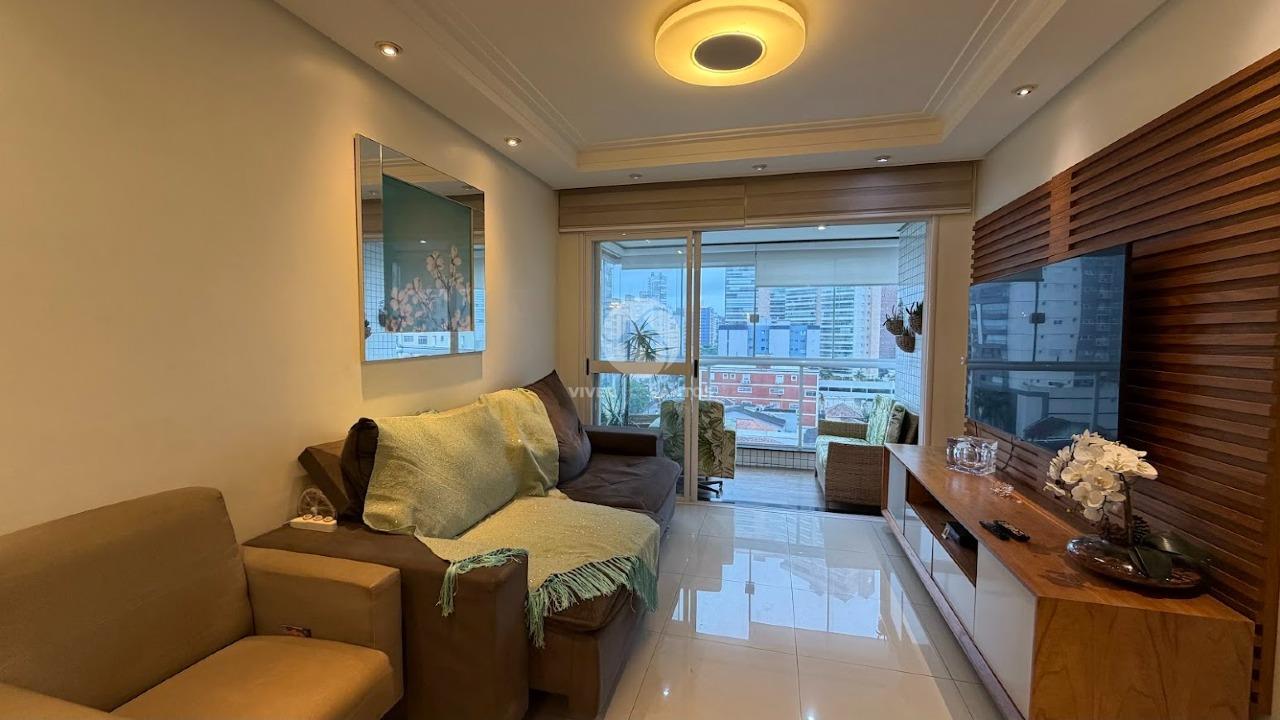 Apartamento 3 Dormitórios, Suíte, Varanda Vista Mar e Lazer Completo a 1 Quadra da Praia – Santos/SP em Embaré, Santos — foto 6