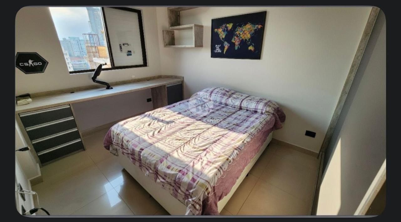 Apartamento 3 Dormitórios, Suíte, Vista para o Mar e Vaga Demarcada na Ponta da Praia – Santos/SP em Ponta da Praia, Santos — foto 9