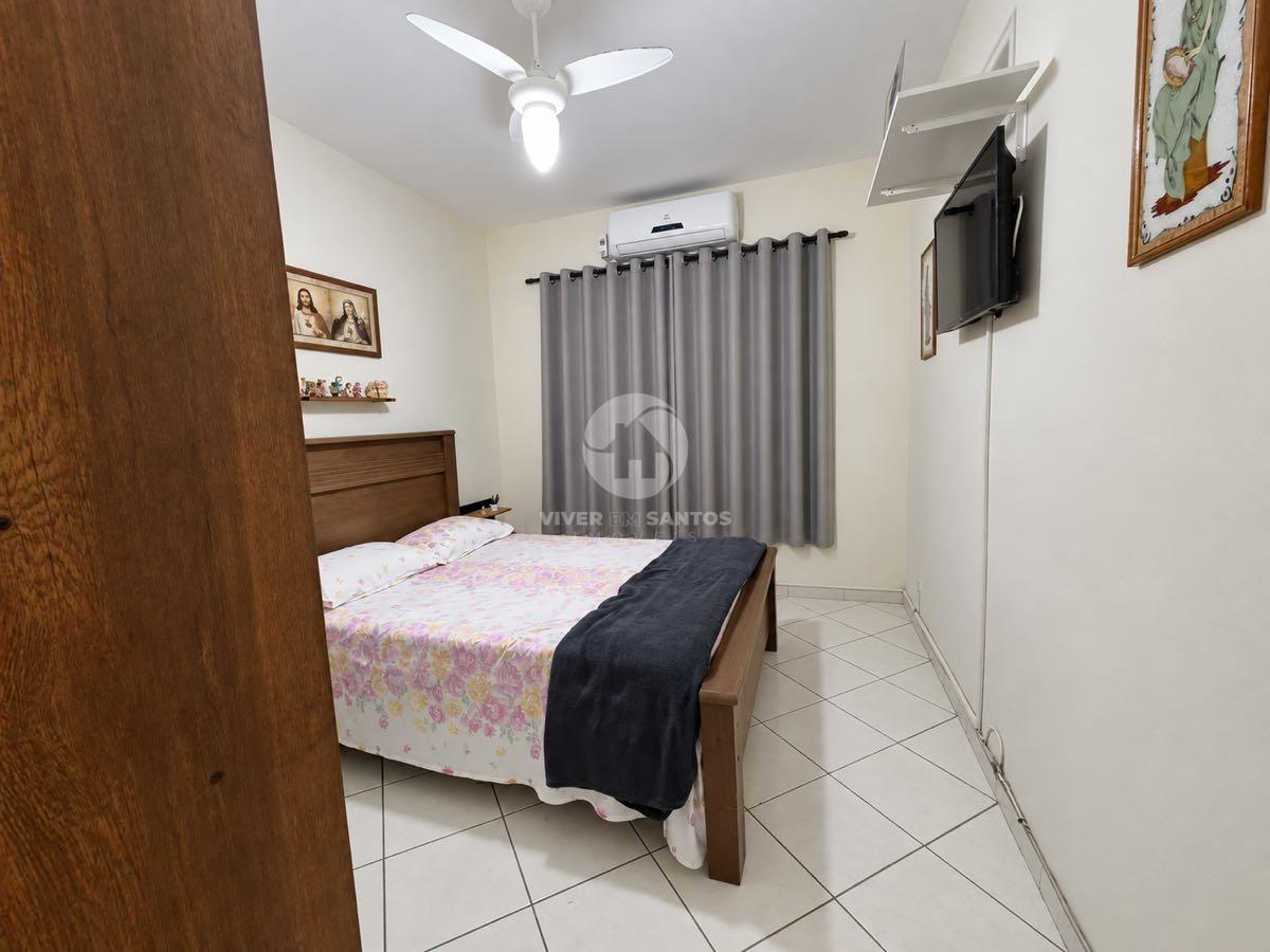 Apartamento Térreo 71 m², 2 Dormitórios, Varanda e Vaga de Garagem no Embaré – Santos/SP em Embaré, Santos — foto 3