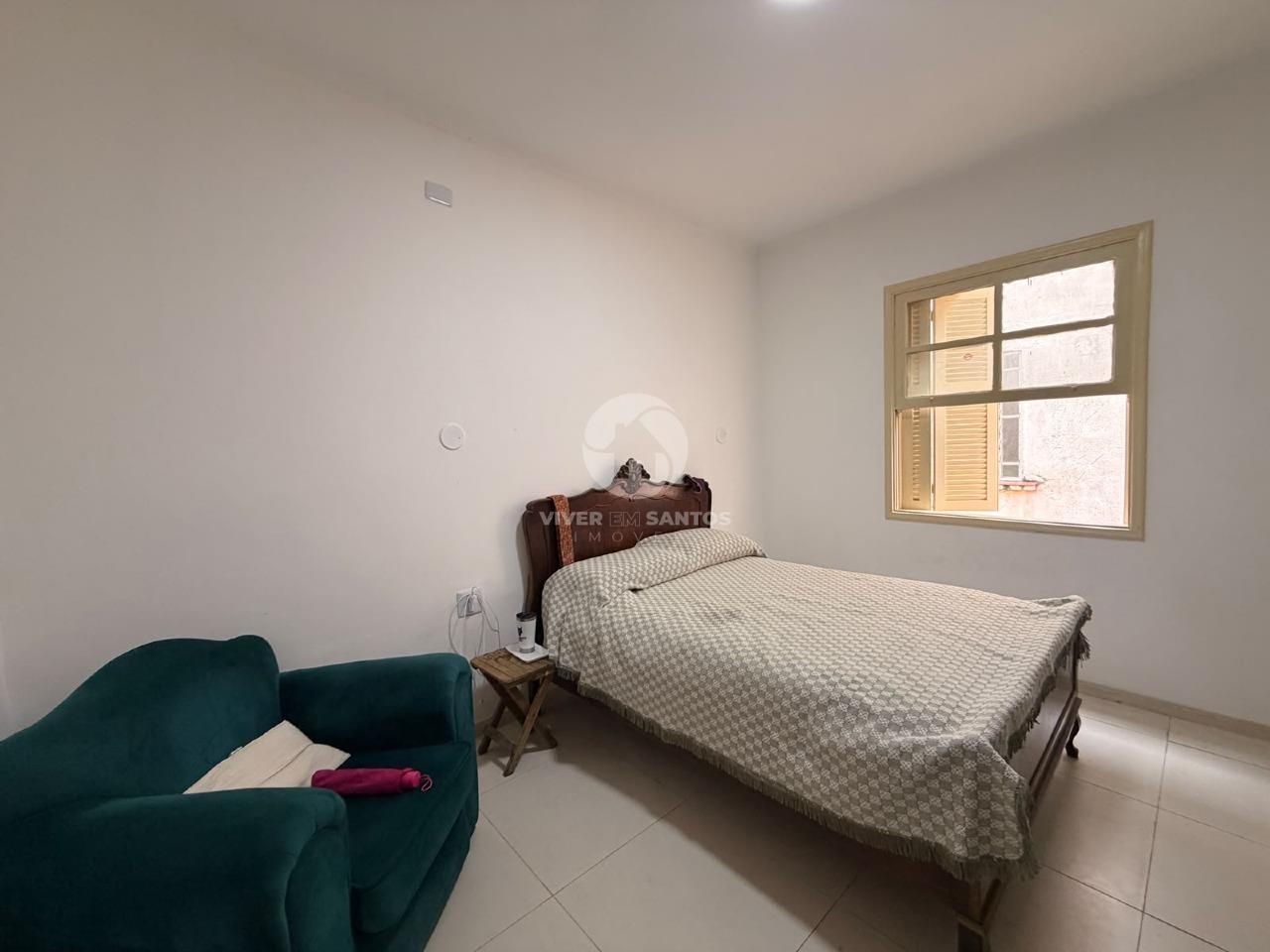 Apartamento 2 Dormitórios, Sala 2 Ambientes e Banheiro Reformado no Gonzaga – Santos/SP em Gonzaga, Santos — foto 4