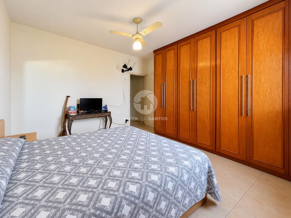 Apartamento de Frente 273 m², 3 Dormitórios, Suíte, Varanda Gourmet e 2 Vagas no Campo Grande – Santos/SP em Campo Grande, Santos — foto 12