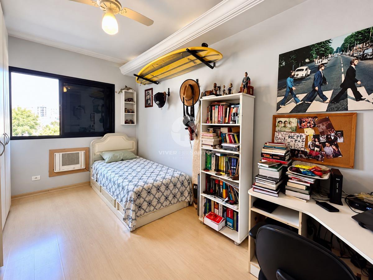 Apartamento de Frente 273 m², 3 Dormitórios, Suíte, Varanda Gourmet e 2 Vagas no Campo Grande – Santos/SP em Campo Grande, Santos — foto 11