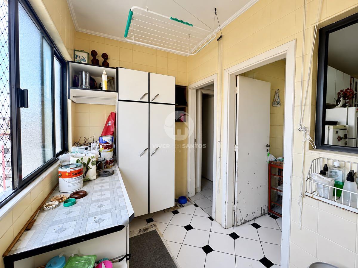 Apartamento de Frente 273 m², 3 Dormitórios, Suíte, Varanda Gourmet e 2 Vagas no Campo Grande – Santos/SP em Campo Grande, Santos — foto 15
