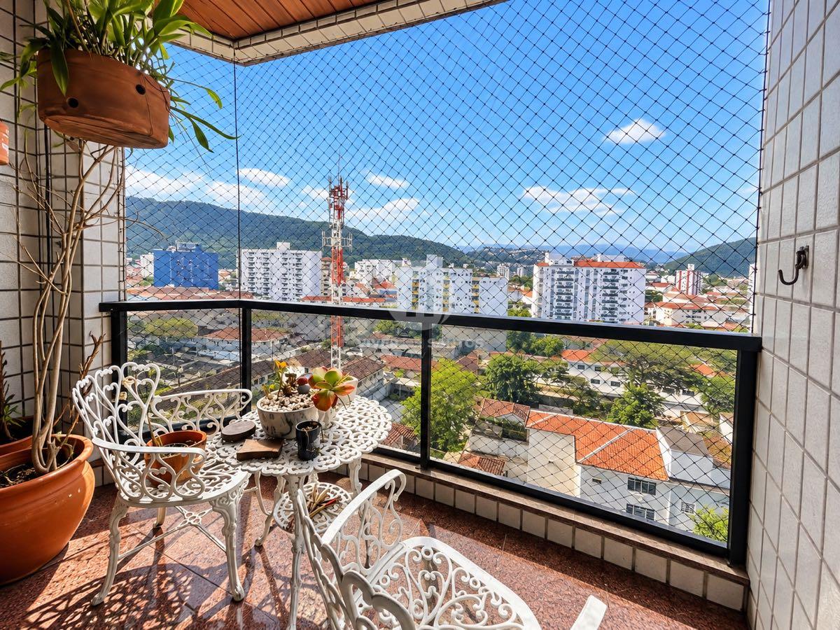 Apartamento de Frente 273 m², 3 Dormitórios, Suíte, Varanda Gourmet e 2 Vagas no Campo Grande – Santos/SP em Campo Grande, Santos — foto 5