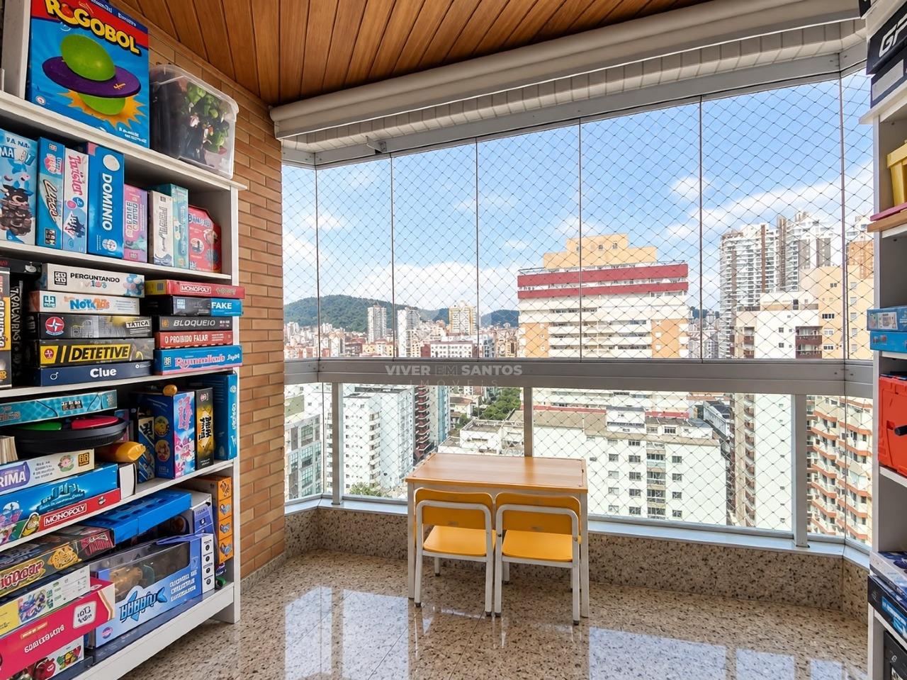 Cobertura 3 Dormitórios, Suíte, Vista Mar, Varanda Gourmet e 4 Vagas no Gonzaga – Santos/SP em Gonzaga, Santos — foto 14