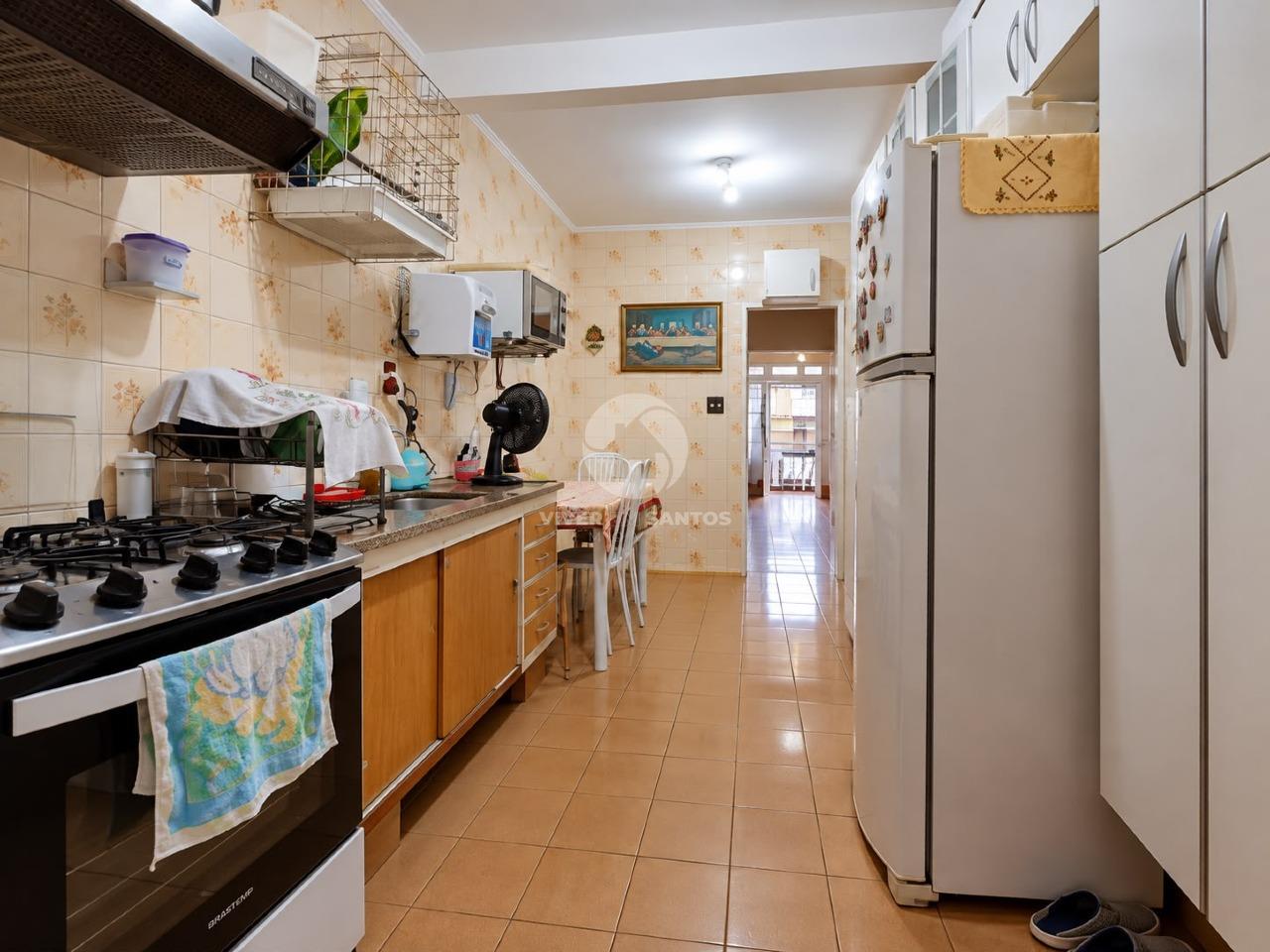 Apartamento 3 Dormitórios e Sacada de Frente na Vila Belmiro – Santos/SP em Vila Belmiro, Santos — foto 10
