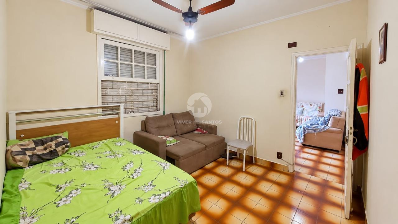 Apartamento 3 Dormitórios e Sacada de Frente na Vila Belmiro – Santos/SP em Vila Belmiro, Santos — foto 2