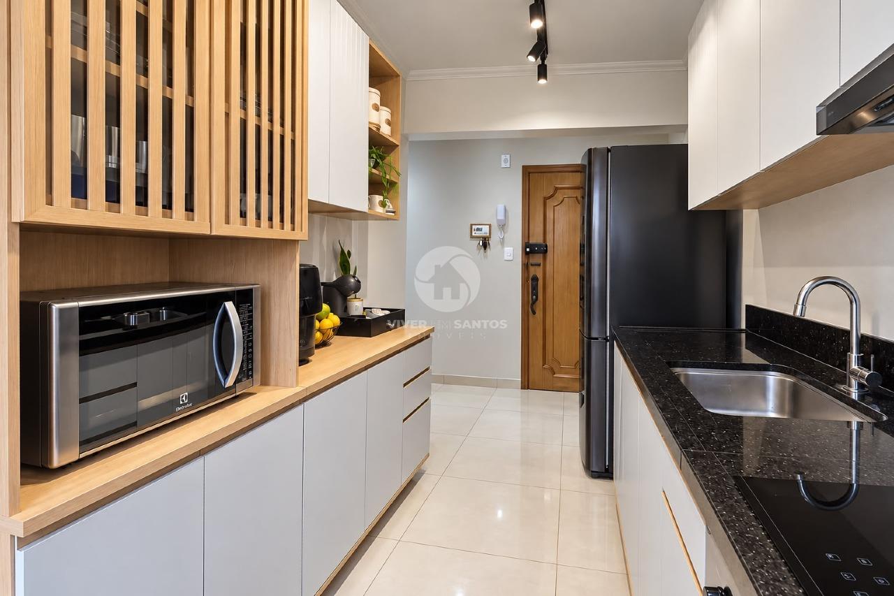 Apartamento 2 Dormitórios, Suíte, Planejados e Vaga no Campo Grande – Santos/SP em Campo Grande, Santos — foto 14