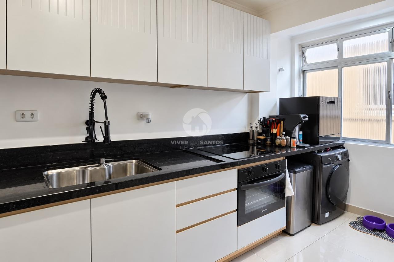 Apartamento 2 Dormitórios, Suíte, Planejados e Vaga no Campo Grande – Santos/SP em Campo Grande, Santos — foto 12