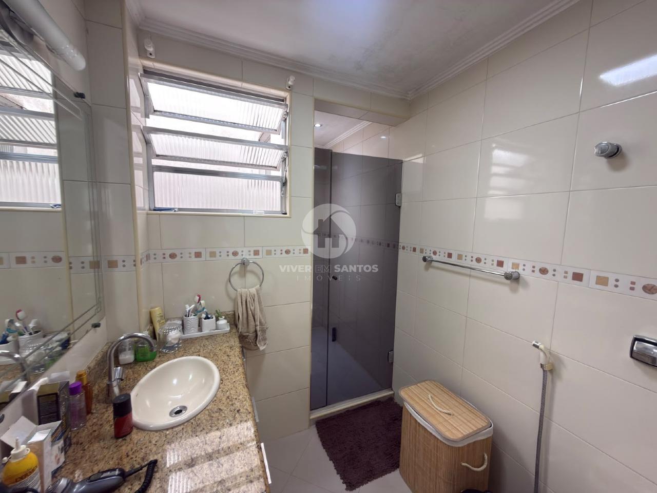 Apartamento 3 Dormitórios, Suíte com Sacada, Sol da Manhã e Vaga Próximo à Praia na Pompéia – Santos/SP em Pompéia, Santos — foto 13