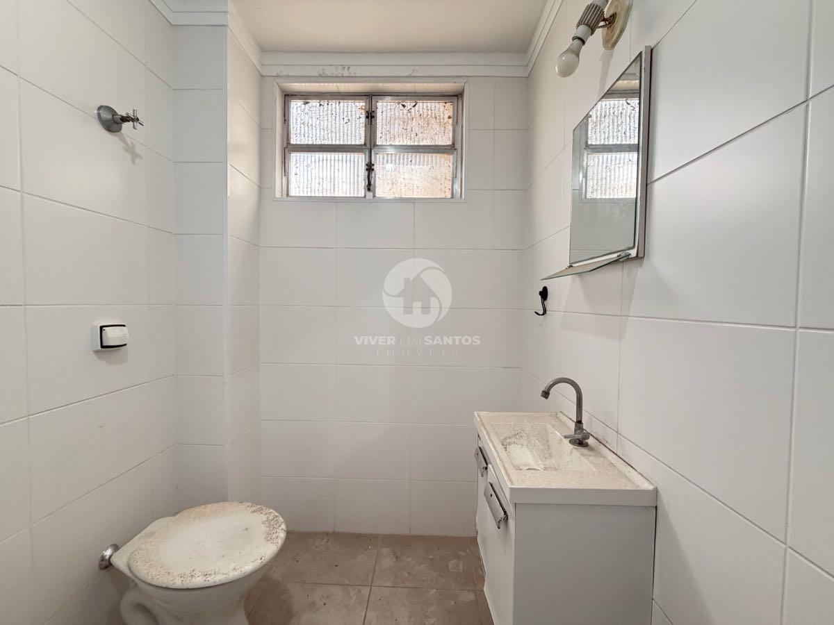 Apartamento 1 Dormitório, Dependência Completa e Vaga Coletiva a 1 Quadra da Praia no José Menino – Santos/SP em José Menino, Santos — foto 7