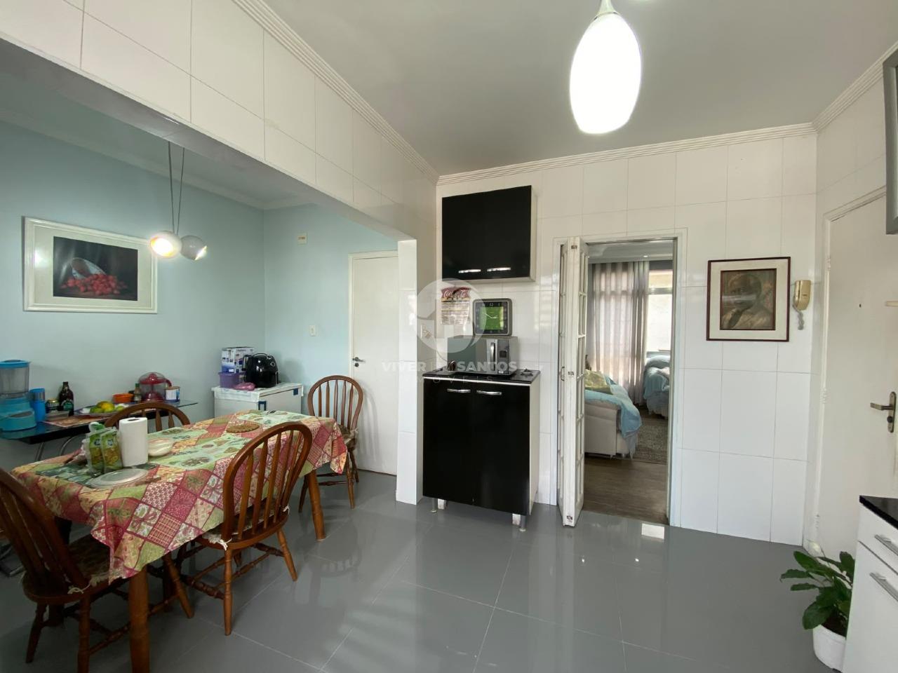 Apartamento Reformado, 2 Dormitórios, Suíte, Cozinha Ampliada e Garagem Box na Ponta da Praia – Santos/SP em Ponta da Praia, Santos — foto 11