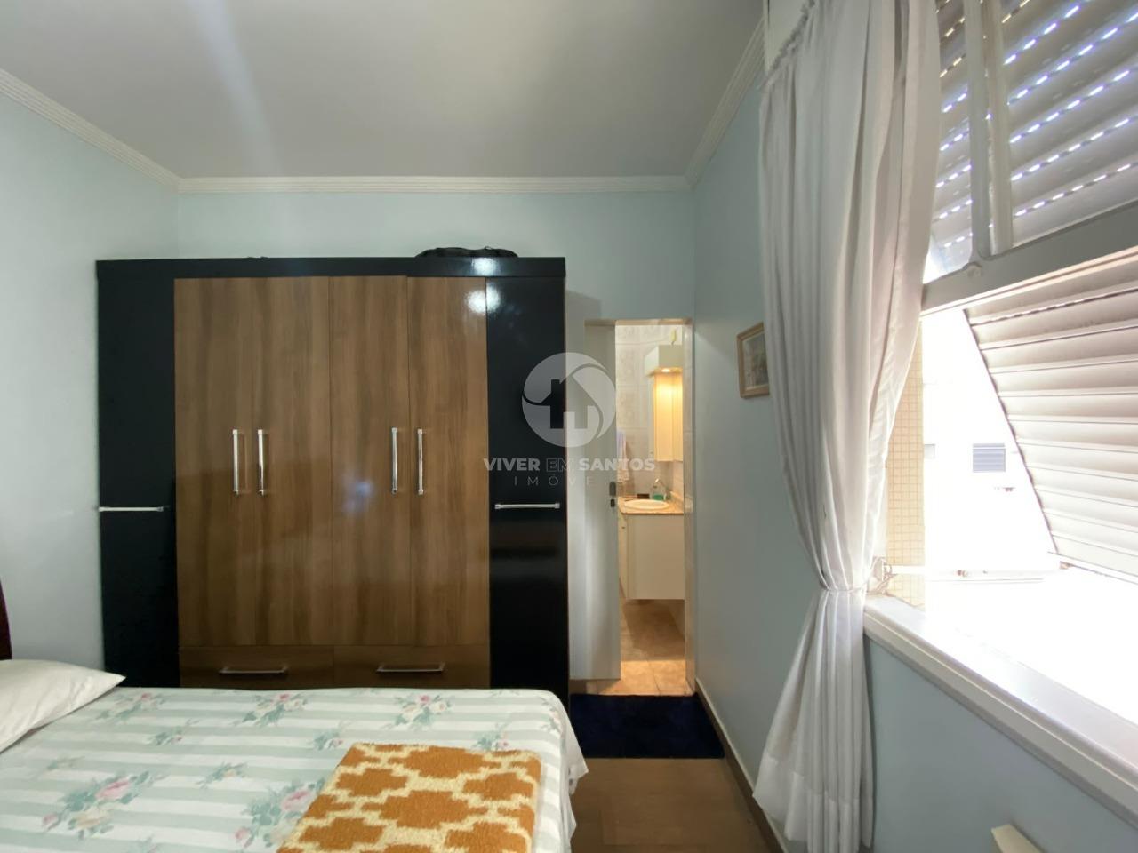 Apartamento Reformado, 2 Dormitórios, Suíte, Cozinha Ampliada e Garagem Box na Ponta da Praia – Santos/SP em Ponta da Praia, Santos — foto 7