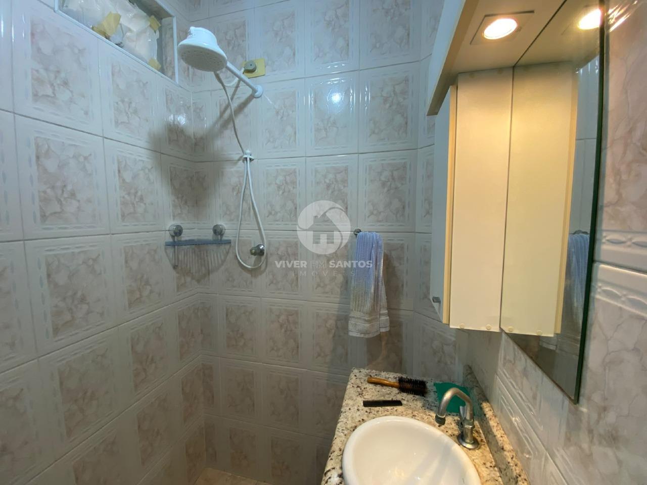 Apartamento Reformado, 2 Dormitórios, Suíte, Cozinha Ampliada e Garagem Box na Ponta da Praia – Santos/SP em Ponta da Praia, Santos — foto 14