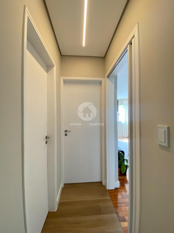 Apartamento Reformado, 2 Dormitórios com Vista Mar, Cozinha Planejada e Portaria 24h – Santos/SP em Aparecida, Santos — foto 10