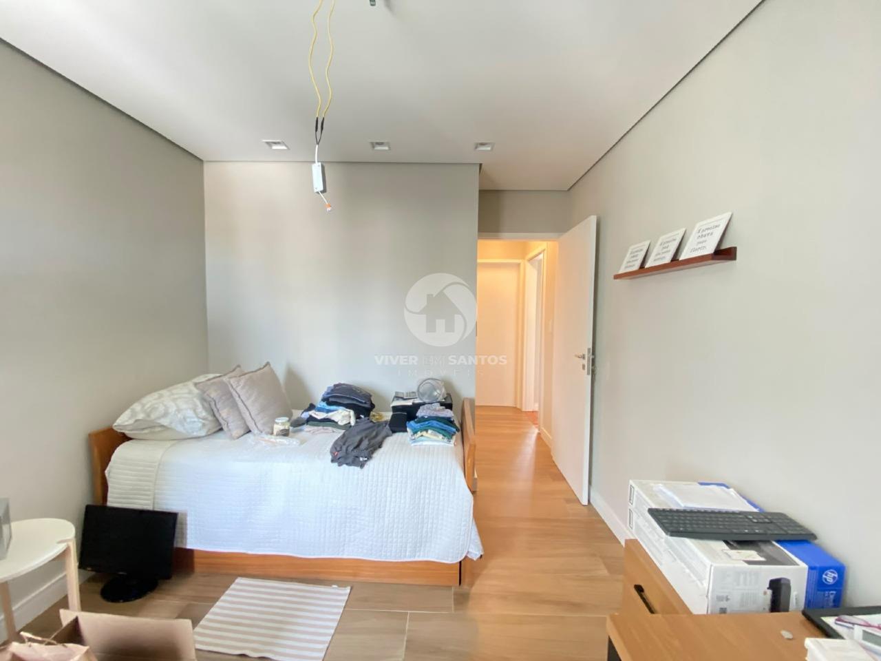 Apartamento Reformado, 2 Dormitórios com Vista Mar, Cozinha Planejada e Portaria 24h – Santos/SP em Aparecida, Santos — foto 17