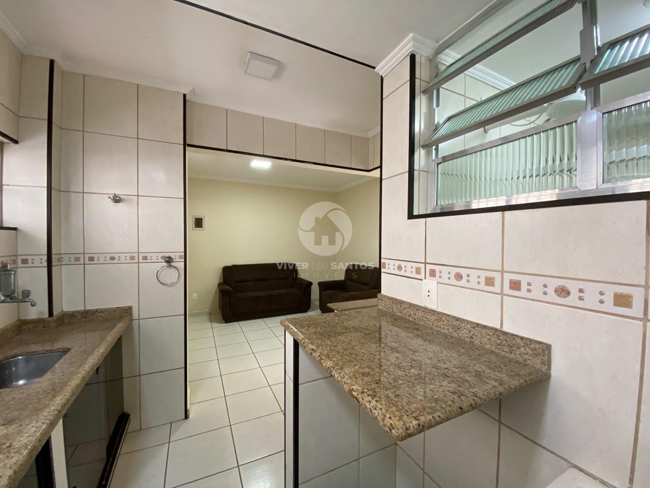 Apartamento 2 Dormitórios, Vaga Coletiva em Prédio Frente Mar no Boqueirão – Santos/SP em Boqueirão, Santos — foto 4