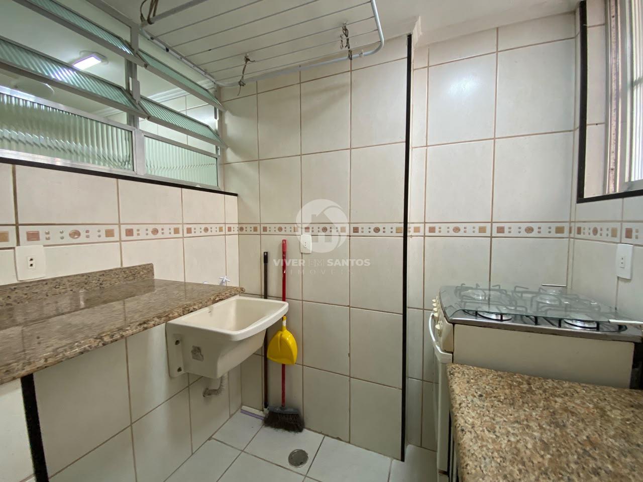 Apartamento 2 Dormitórios, Vaga Coletiva em Prédio Frente Mar no Boqueirão – Santos/SP em Boqueirão, Santos — foto 7