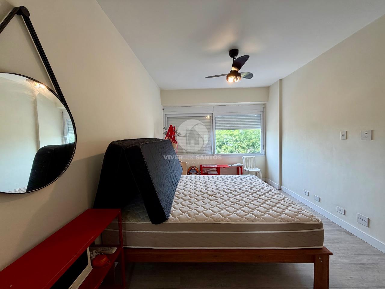 Apartamento 3 Dormitórios, Suíte, Vista para a Igreja do Embaré e Vaga Demarcada no Embaré =– Santos/SP em Boqueirão, Santos — foto 19