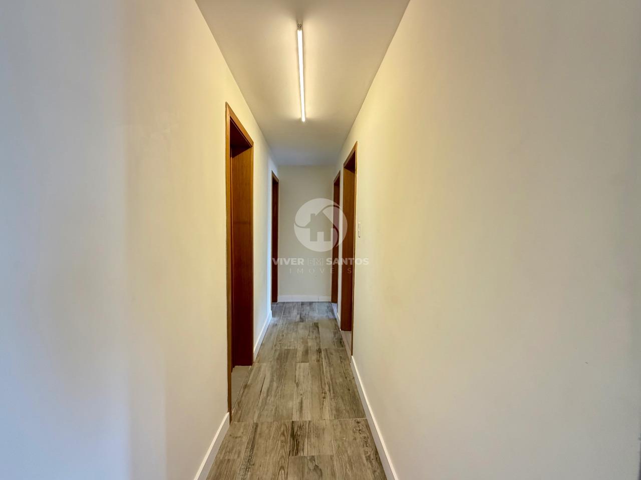 Apartamento 3 Dormitórios, Suíte, Vista para a Igreja do Embaré e Vaga Demarcada no Embaré =– Santos/SP em Boqueirão, Santos — foto 12