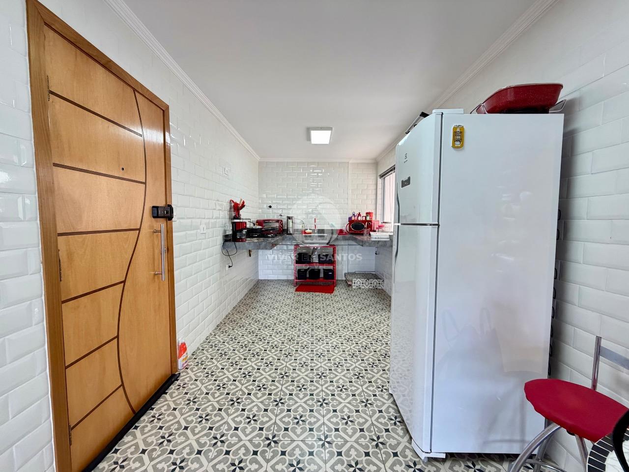 Apartamento 3 Dormitórios, Suíte, Vista para a Igreja do Embaré e Vaga Demarcada no Embaré =– Santos/SP em Boqueirão, Santos — foto 10