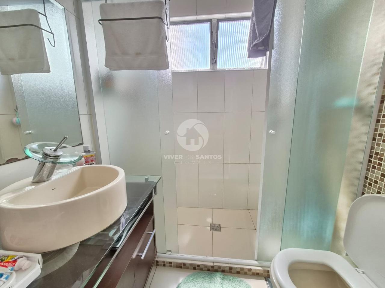 Apartamento 3 Dormitórios, 1 Vaga e Lazer Completo a 50 Metros da Praia na Aparecida – Santos/SP em Aparecida, Santos — foto 14