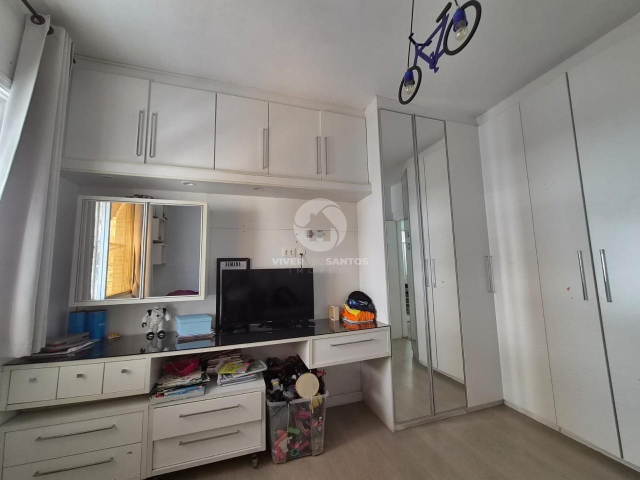 Apartamento 3 Dormitórios, 1 Vaga e Lazer Completo a 50 Metros da Praia na Aparecida – Santos/SP em Aparecida, Santos — foto 10