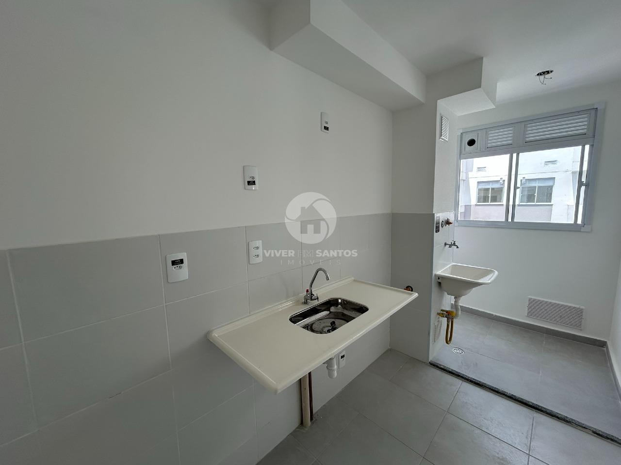 Apartamento Novo, 2 Dormitórios, Nunca Habitado e Condomínio com Lazer no Jabaquara – Santos/SP em Jabaquara, Santos — foto 6