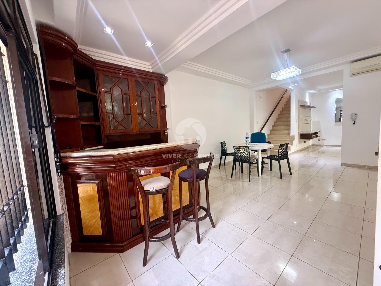 Casa Duplex com 3 Dormitórios, 2 Suítes, Piscina e 2 Vagas no Embaré – Santos/SP em Embaré, Santos — foto 8