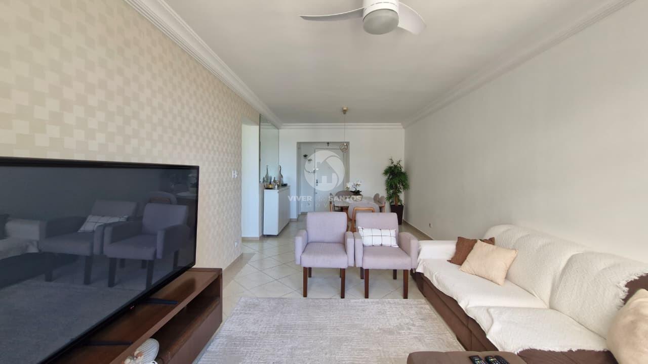 Apartamento Reformado, 2 Dormitórios, Vista Mar e Vaga Coletiva Suficiente no Itararé – São Vicente/SP em Itararé, São Vicente — foto 3