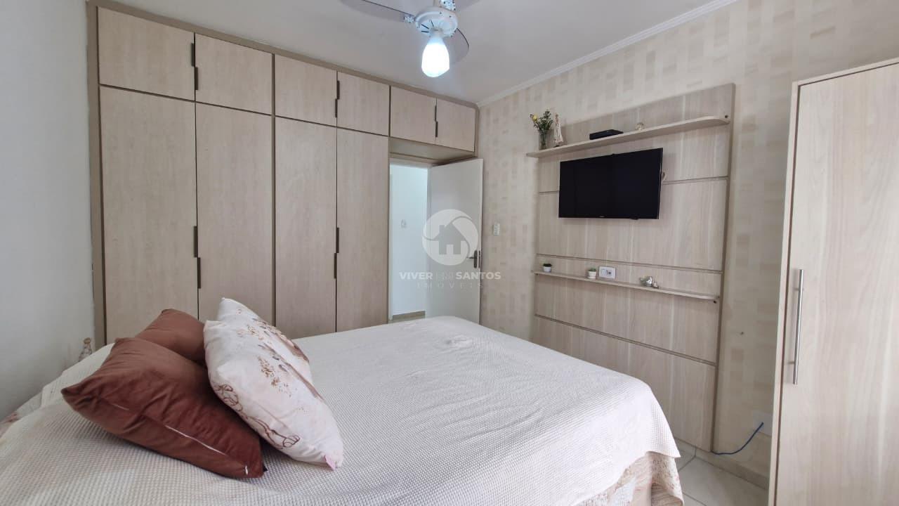 Apartamento Reformado, 2 Dormitórios, Vista Mar e Vaga Coletiva Suficiente no Itararé – São Vicente/SP em Itararé, São Vicente — foto 5