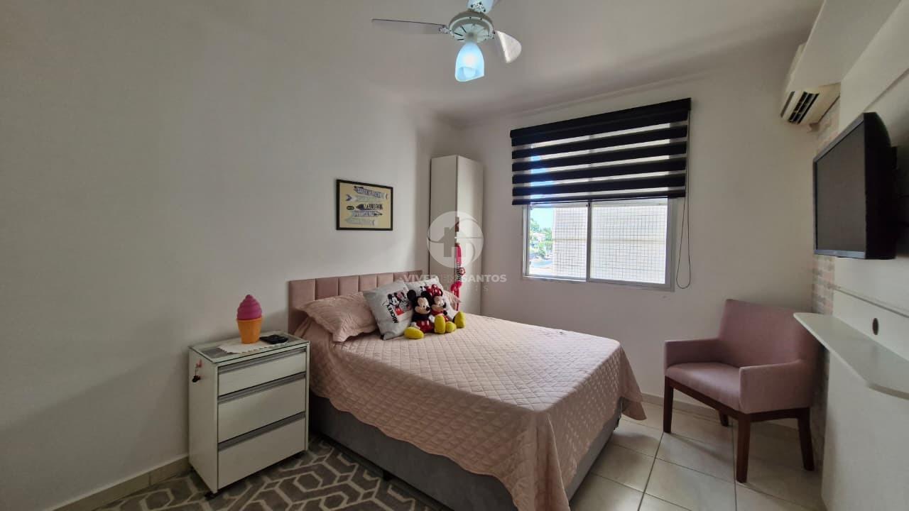 Apartamento Reformado, 2 Dormitórios, Vista Mar e Vaga Coletiva Suficiente no Itararé – São Vicente/SP em Itararé, São Vicente — foto 9
