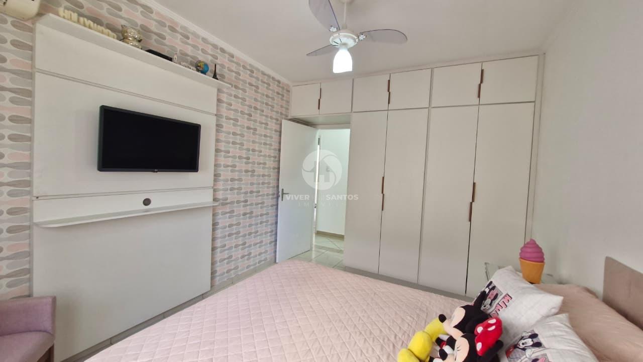 Apartamento Reformado, 2 Dormitórios, Vista Mar e Vaga Coletiva Suficiente no Itararé – São Vicente/SP em Itararé, São Vicente — foto 10