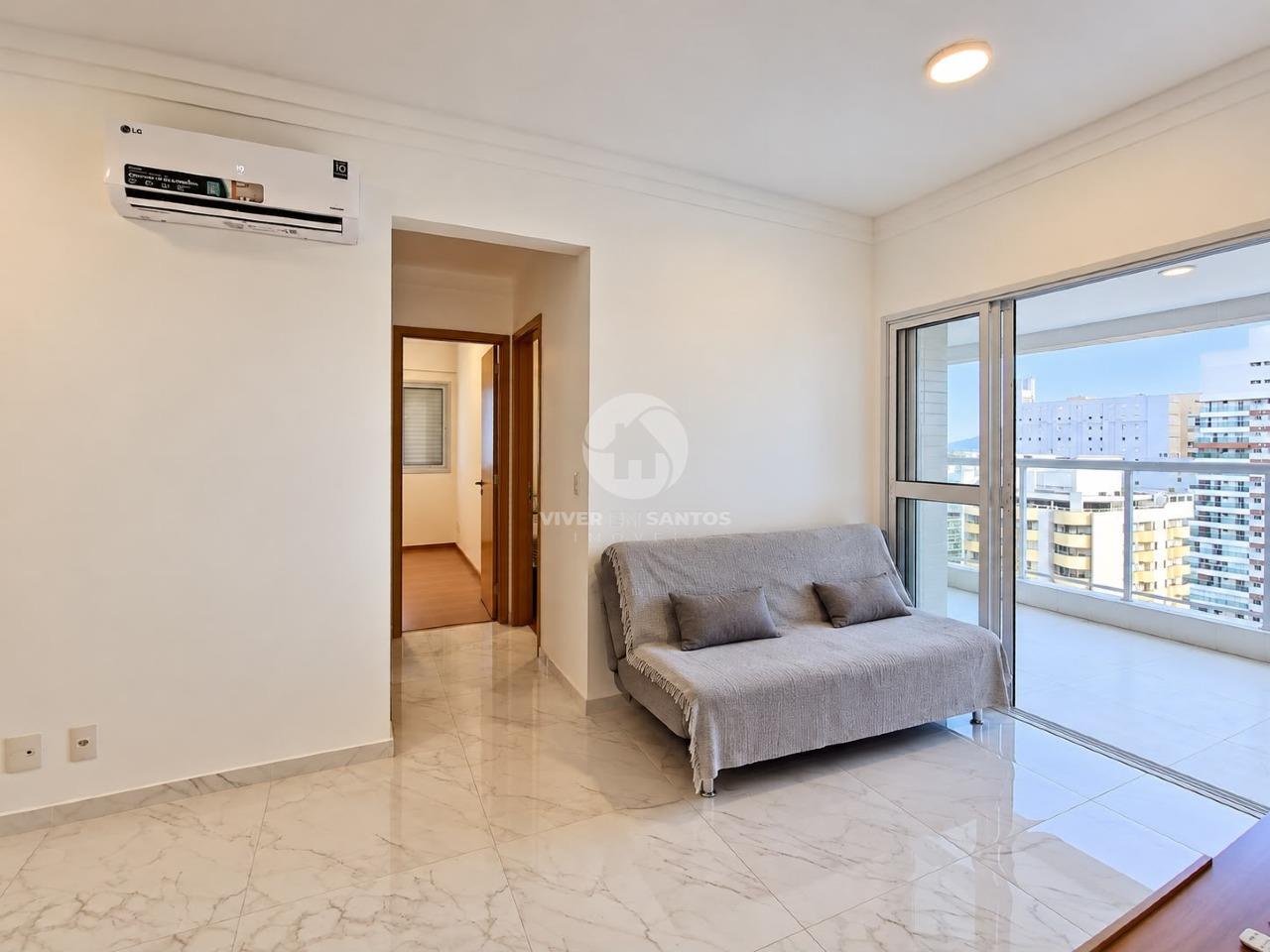 Apartamento 3 Dormitórios, Suíte, Varanda Vista Mar e Lazer Completo no Gonzaga – Santos/SP em Gonzaga, Santos — foto 3