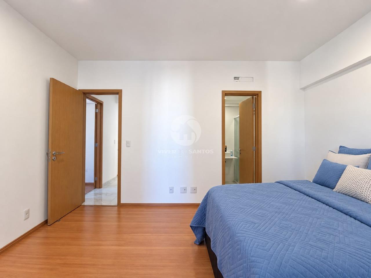 Apartamento 3 Dormitórios, Suíte, Varanda Vista Mar e Lazer Completo no Gonzaga – Santos/SP em Gonzaga, Santos — foto 5