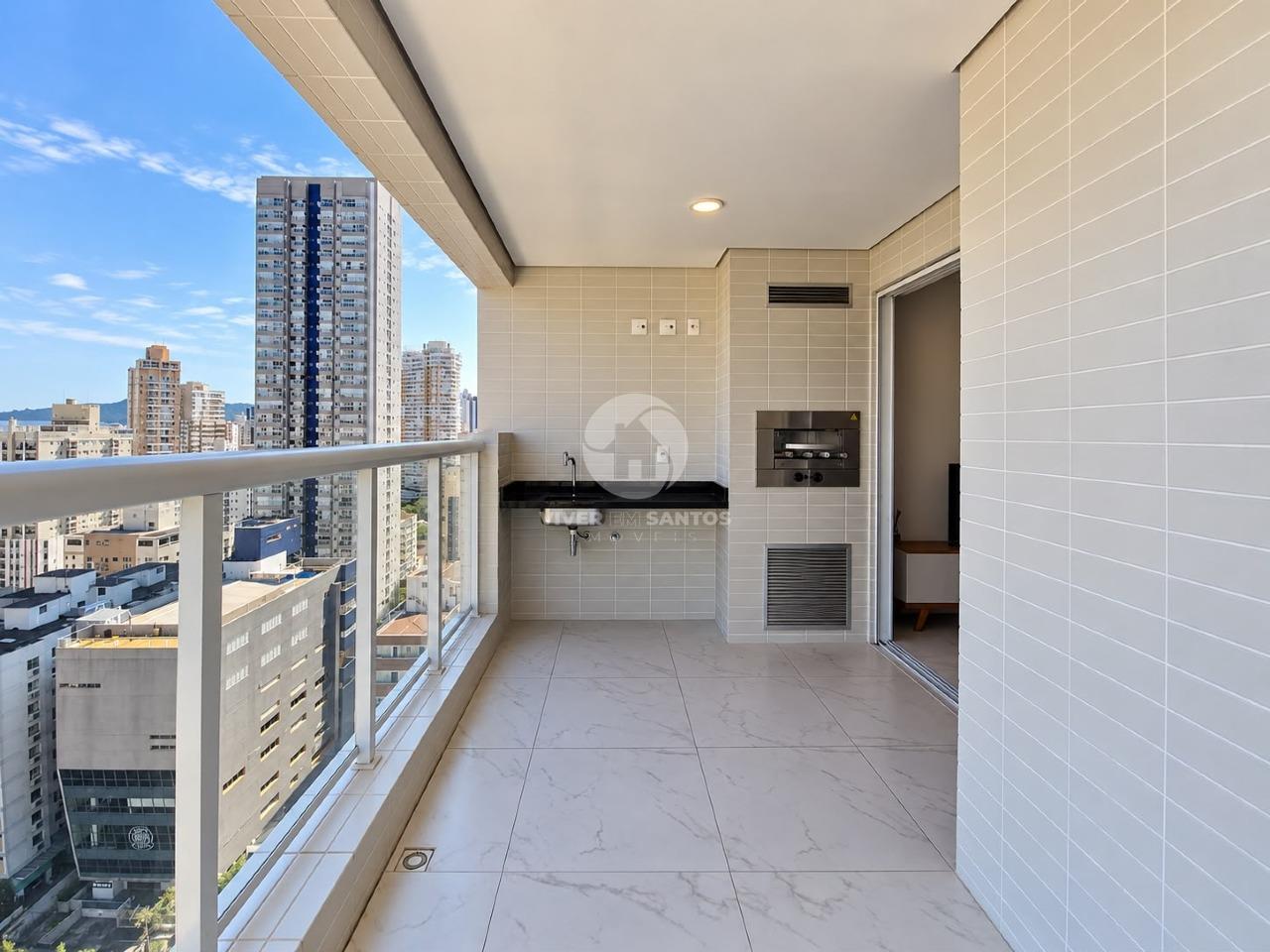 Apartamento 3 Dormitórios, Suíte, Varanda Vista Mar e Lazer Completo no Gonzaga – Santos/SP em Gonzaga, Santos — foto 4