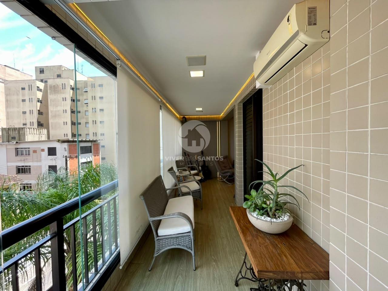 Apartamento Garden 2 Dormitórios, Suíte Master, Área Privativa e 2 Vagas no José Menino – Santos/SP em José Menino, Santos — foto 6