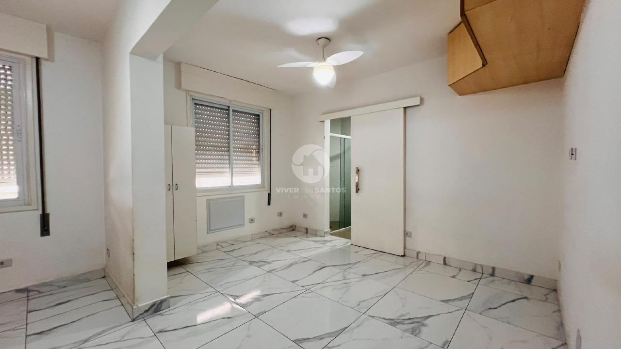 Apartamento Porteira Fechada, 2 Dormitórios, Suíte Ampliada e Vaga Demarcada a 50 Metros da Praia – Santos/SP em Aparecida, Santos — foto 10