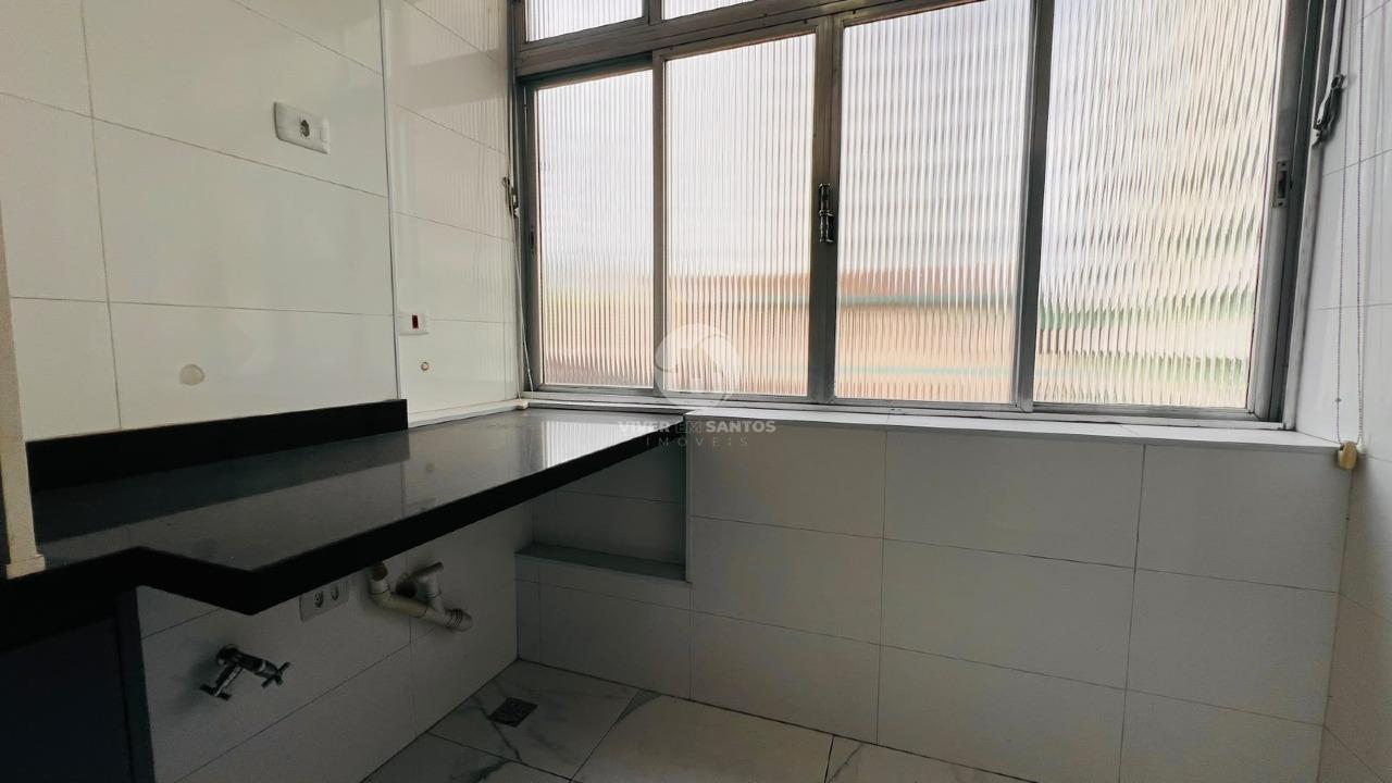Apartamento Porteira Fechada, 2 Dormitórios, Suíte Ampliada e Vaga Demarcada a 50 Metros da Praia – Santos/SP em Aparecida, Santos — foto 16