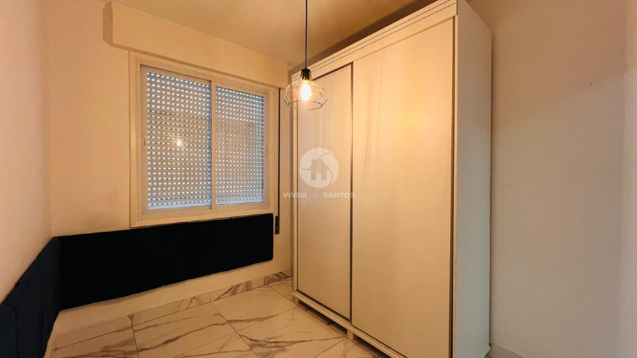 Apartamento Porteira Fechada, 2 Dormitórios, Suíte Ampliada e Vaga Demarcada a 50 Metros da Praia – Santos/SP em Aparecida, Santos — foto 7