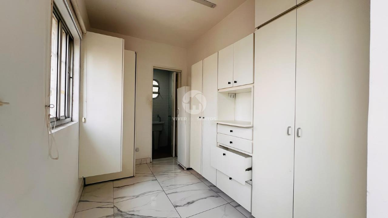 Apartamento Porteira Fechada, 2 Dormitórios, Suíte Ampliada e Vaga Demarcada a 50 Metros da Praia – Santos/SP em Aparecida, Santos — foto 18