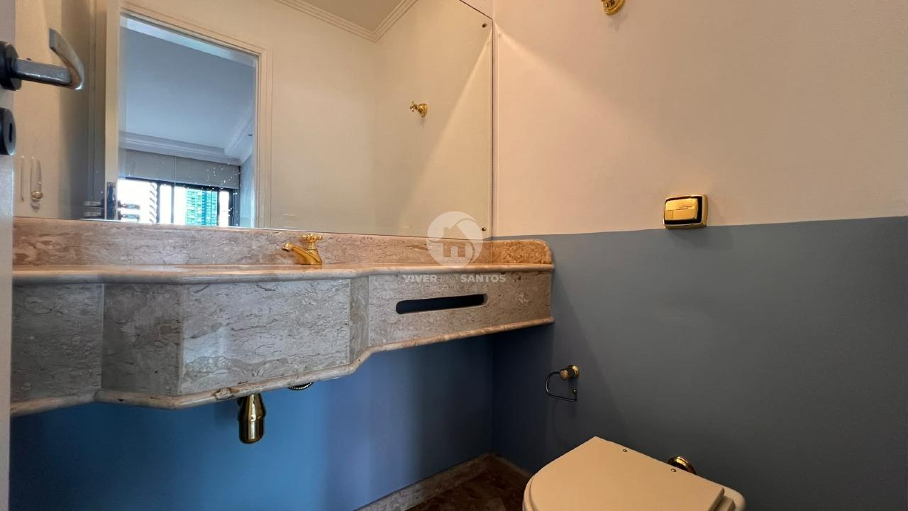 Apartamento 3 Dormitórios, Suíte, Varanda Vista Livre e 2 Vagas Demarcadas – Santos/SP em Gonzaga, Santos — foto 7