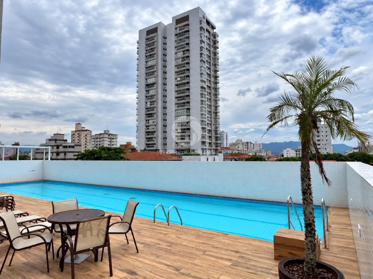 Apartamento 3 Dormitórios, 2 Suítes, Varanda Gourmet, Vista Livre e 2 Vagas no Embaré – Santos/SP em Embaré, Santos — foto 19