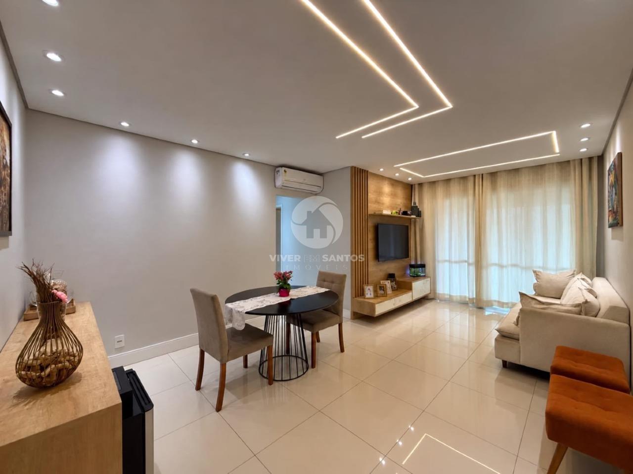 Apartamento 3 Dormitórios, 2 Suítes, Varanda Gourmet, Vista Livre e 2 Vagas no Embaré – Santos/SP em Embaré, Santos — foto 6