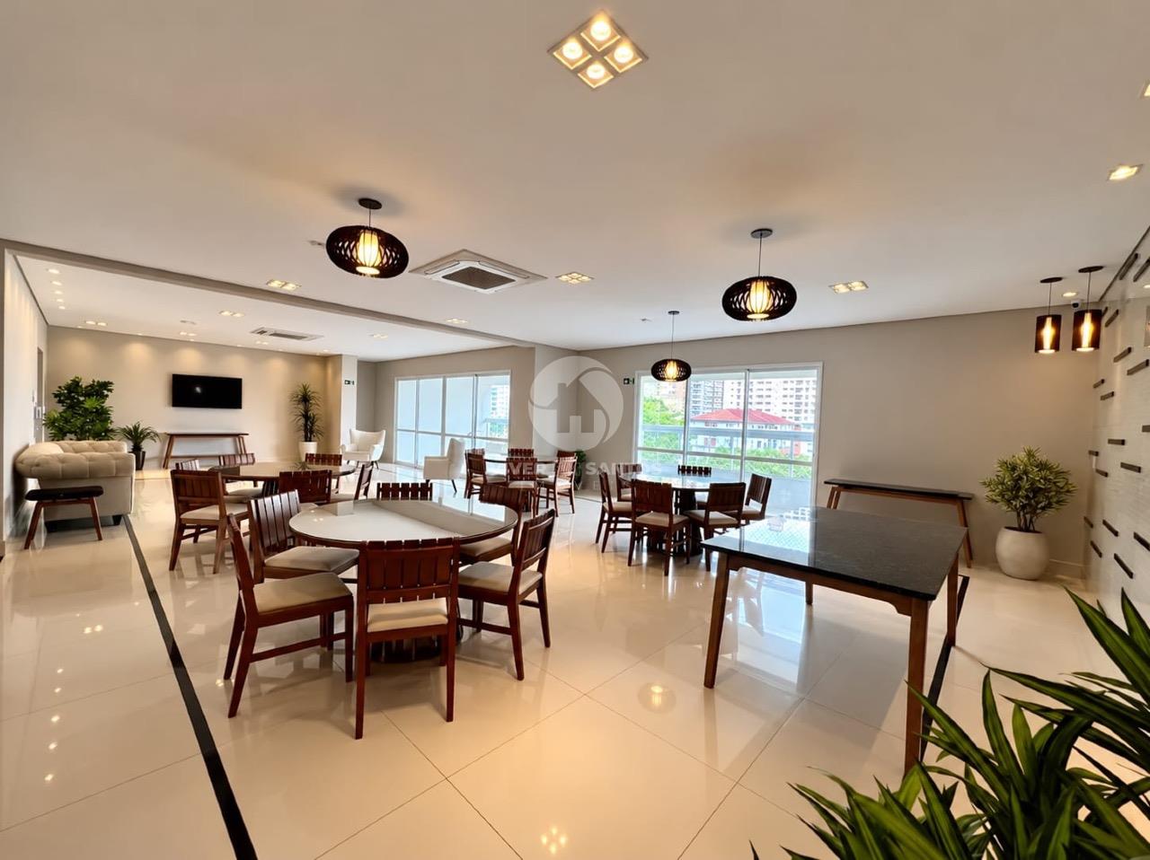 Apartamento 3 Dormitórios, 2 Suítes, Varanda Gourmet, Vista Livre e 2 Vagas no Embaré – Santos/SP em Embaré, Santos — foto 23