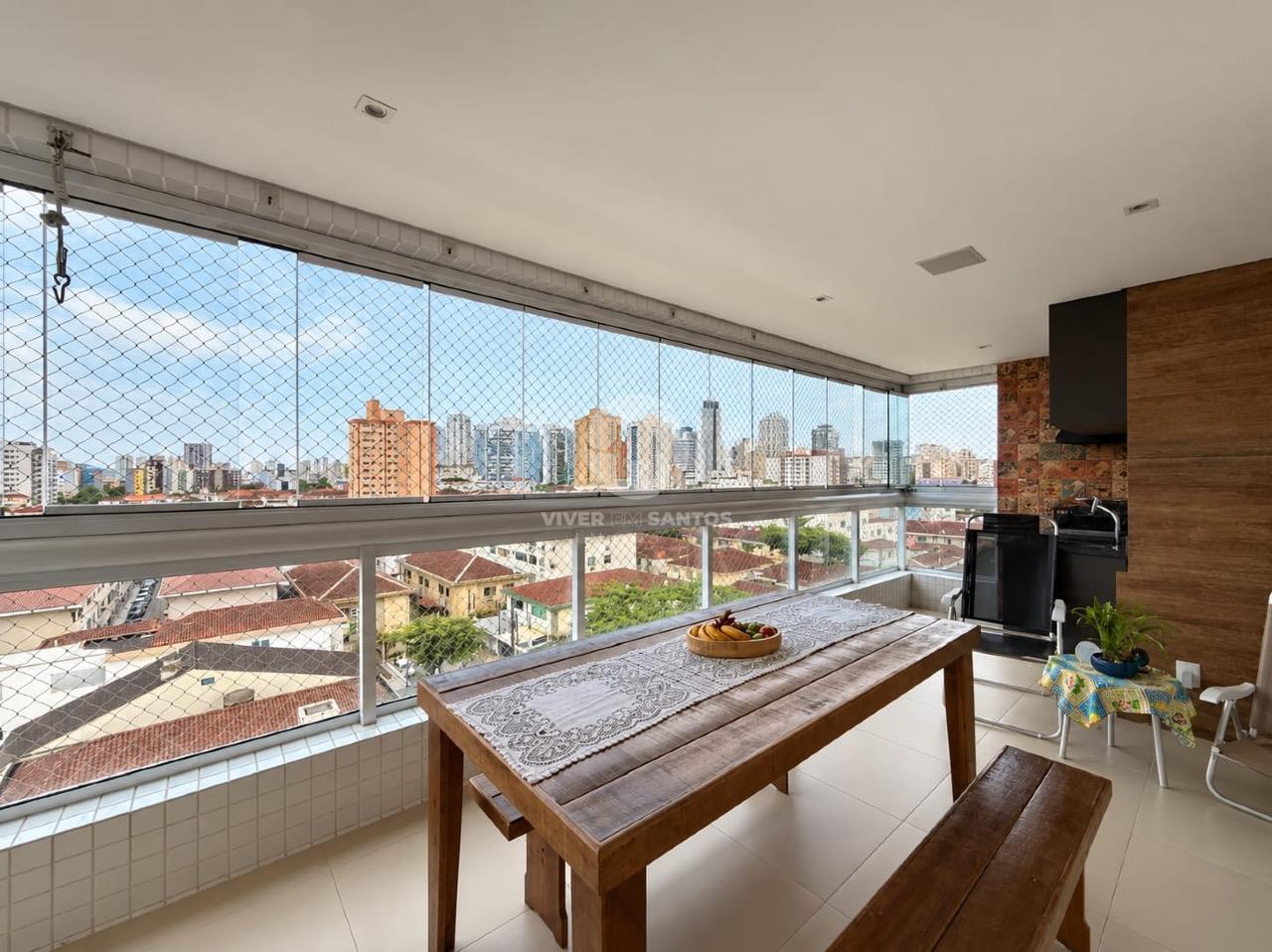 apartamento para comprar em Embaré, Santos — foto 1 de 8